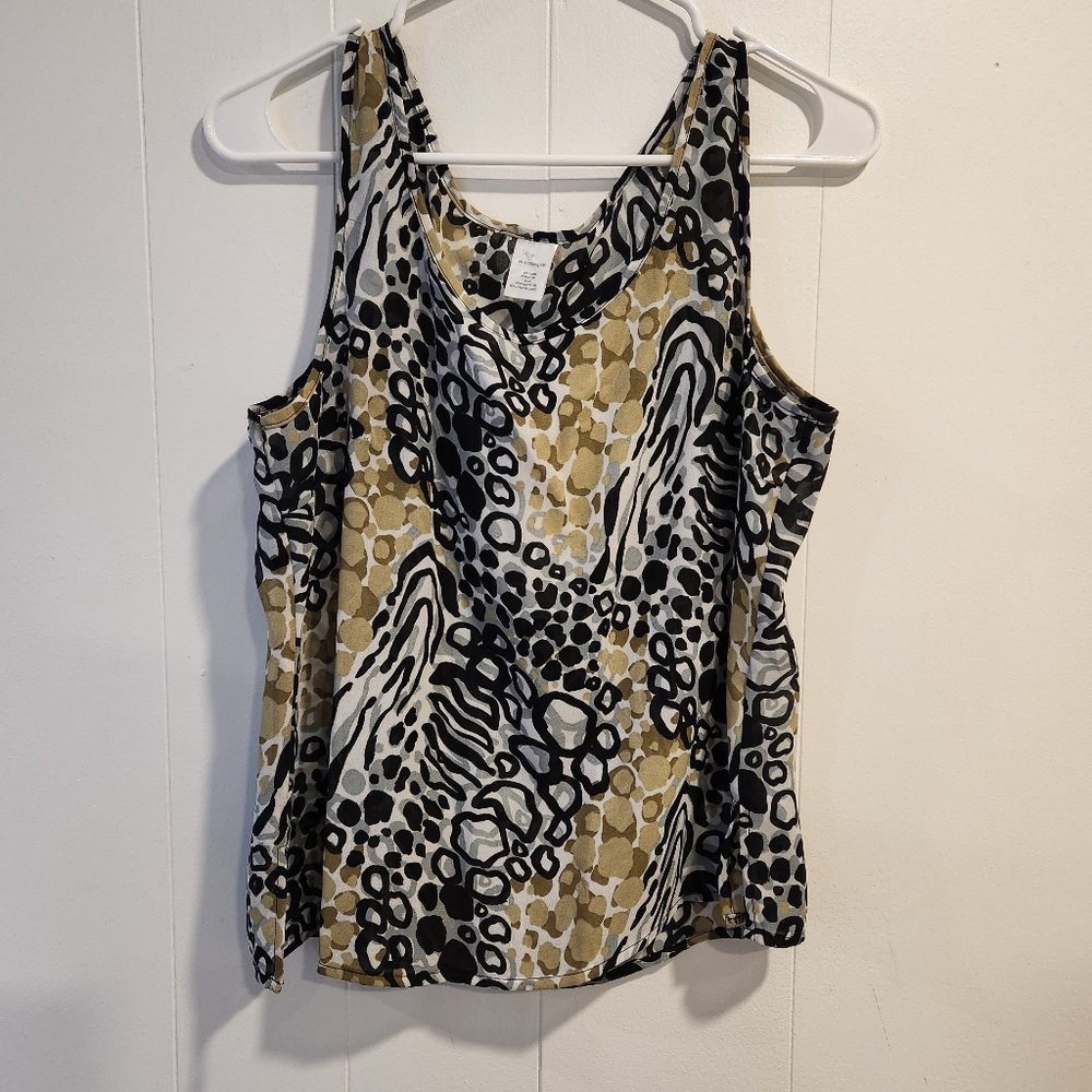 Kathy Che Animal print tank Size S
